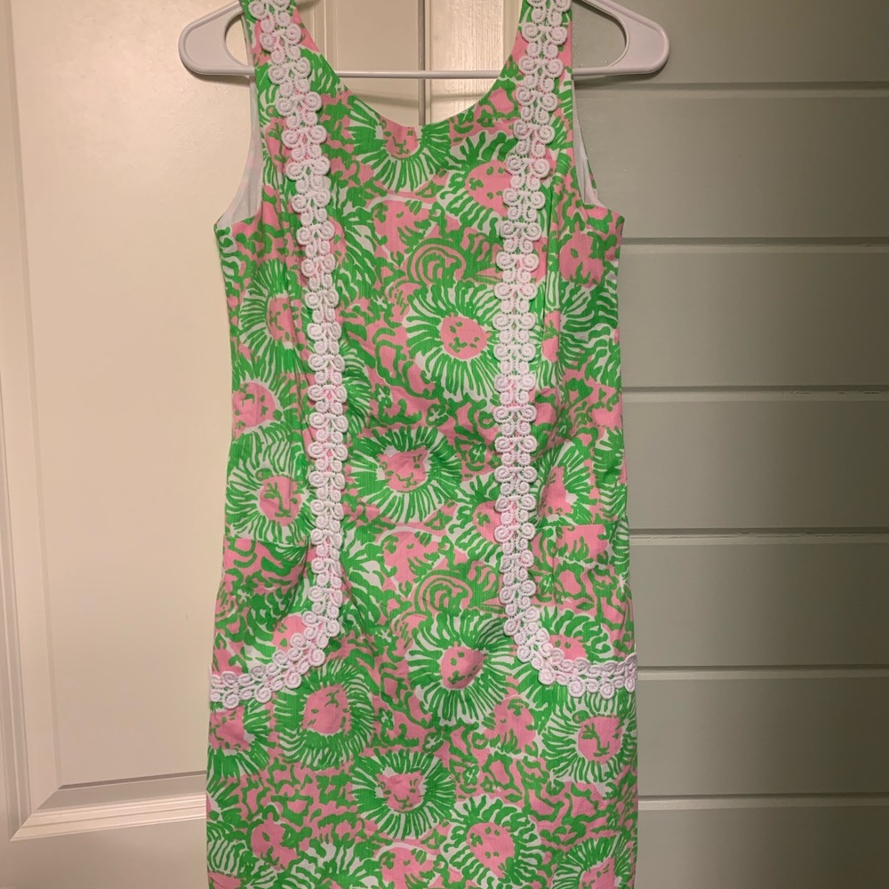 Lilly shift dress in sunnyside print